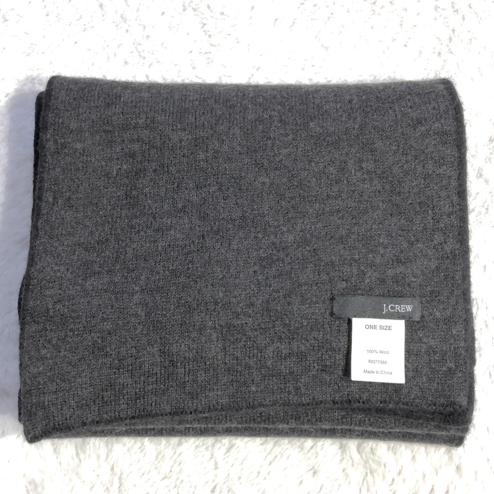 J. Crew Wool Knit Scarf